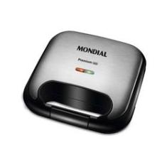 Imagem de Grill E Sanduicheira Mondial Premium Inox S-25 