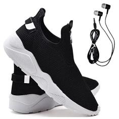 Imagem de Tênis Caminhada Fitness Confortável + Fone