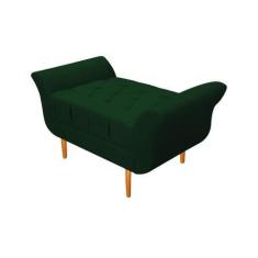 Imagem de Recamier Estofado Ari 90 Cm Solteiro Suede Verde - Amarena Móveis - Am