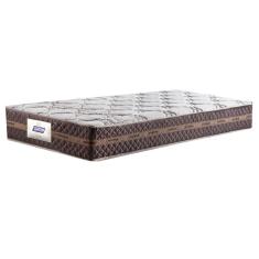 Imagem de Colchão Box Solteiro 88cm Molas Ensacadas Bonnel Flora Marrom Floral - Gazin