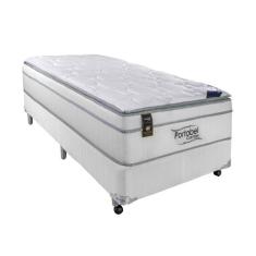 Imagem de Cama Box Solteiro com Colchão Ecstasy (96x203) Molas Ensacadas Branca