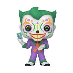 Imagem de Funko POP Heroes: Dia De Los DC - Coringa (Brilha no Escuro), Exclusivo da Amazon, Multicolorido, (58173)