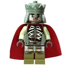 Imagem de Boneco Blocos De Montar Rei Dos Mortos Medieval Anéis - Mega Block Toy