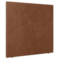 Imagem de Cabeceira Cama Box Casal Queen Size Luana 160cm Veludo Laranja