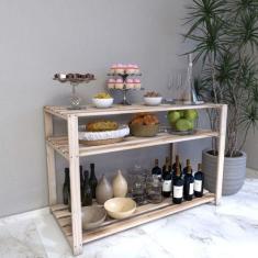 Imagem de Balcão Estante Aberto Closet Vazado Expositor Produtos Vitrine - Techn