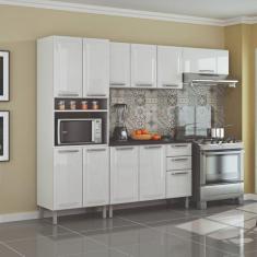 Imagem de Cozinha Completa 4 Peças 11 Portas 2 Gavetas Tarsila Itatiaia Branco