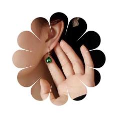 Imagem de Vacaonio Brincos de sino vermelho de Natal, brincos de argola com sino vermelho, brincos pendentes de Natal, brincos de enfeite de bola, joias femininas, Zinco, Sem pedra preciosa