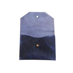 Imagem de Bolsa de moedas vintage feita à mão em couro de flor integral - Bolsa compacta durável para moedas, trocos, fones de ouvido, pequenos itens pessoais, ferragens - estilo minimalista, fecho de pressão -