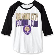 Imagem de Camiseta feminina Raglan 3/4 da Junk Food MLS, Ew/Tb, XX-Large