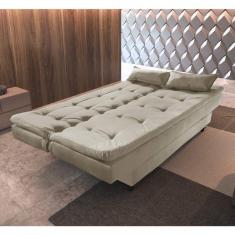 Imagem de Sofa Cama 3 Lugares Premium REF 07 Luxury Estofados Bege