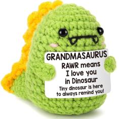 Imagem de Presente de dinossauro de pelúcia Grandma Saurus RAWR I Love You