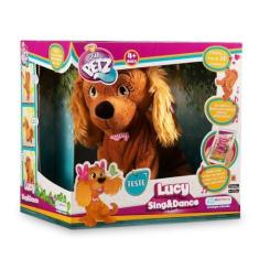 Imagem de Cachorrinha Lucy Interativa com Sons e Movimentos, Alimenta��o por 4 Pilhas AA LR6 Indicado para +4 Anos Multikids - BR469