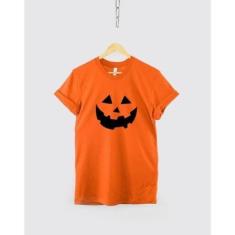 Imagem de Camisa De Halloween Com Cara De Abóbora Baby Look Fantasia - SEMPRENAL