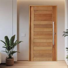 Imagem de Porta Roma Tauari Batente 14 Puxador Barra Chata 800cm 92 X 210cm Esquerdo Rodam