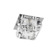 Imagem de Kit 10 Spot Vidro Cristal Embutir G9 Quadrado Ac661Q