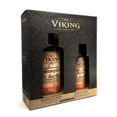 Imagem de Kit Para Barba Com Shampoo E Balm  Terra  Viking