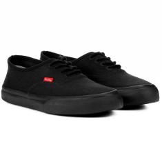 Imagem de Tênis Redley Monocromo All Black Unissex - Preto