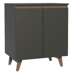 Imagem de Balcão Madesa Reims 70 cm 2 Portas - Preto