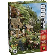 Imagem de Quebra-cabeca cartonado casa no lago 1000 pcs grow