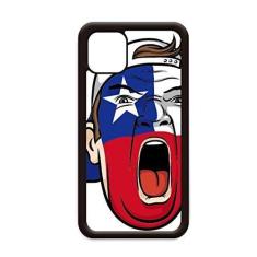 Imagem de Capa com bandeira do Chile para cabeça de maquiagem facial gritando para iPhone 11 Pro Max para Apple Mobile Case