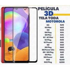 Imagem de Película Protetora De Vidro Frontal 3D Tela Inteira Linha/Série G Moto