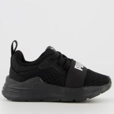 Imagem de Tênis Puma Wired Run AC BDP Infantil Preto-Masculino