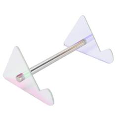 Imagem de Suporte de Teclado de Acrílico de 1 Camada, Organizador de Teclado de Mesa, Suporte de Exibição de Teclado Mecânico, Suporte de Teclados de Jogos de Acrílico Transparente para