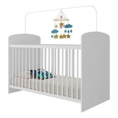 Imagem de Berço com Colchão Incluso Ana Lívia Multimóveis MP0515C Branco, Branco