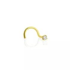 Imagem de Piercing de Nariz Em Ouro 18k Com Diamante de 1 ponto