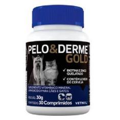 Imagem de Pelo E Derme Gold 30 Comprimidos - Vetnil