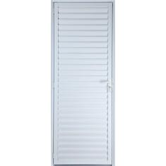 Imagem de Porta De Alumínio Palheta Ventilada 210X60cm Esquerda 