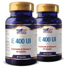 Imagem de Vitamina E 400 UI Vitgold Kit 2x 60 caps