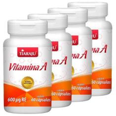 Imagem de Kit 4 Vitamina A 60 Cápsulas Tiaraju