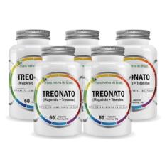 Imagem de Kit Com 5- Magnésio Treonato 60 Capsulas de 600mg Flora Nativa do Brasil