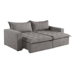 Imagem de Sofá Cama 5 Lugares Retrátil E Reclinável Linho M-184 Martins - Martin