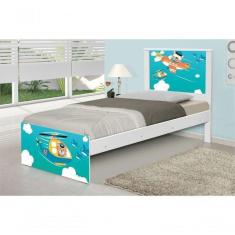 Imagem de Cama Solteiro Patrulha Animal Com Colch o