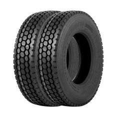 Imagem de Jogo 2 Pneus Itaro Aro 22.5 Kobe D 295/80R22.5 152/148L 18 Lonas - Tração / Borrachudo