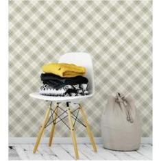 Imagem de Xadrez Bege - Papel de Parede - 0,58 x 1,50m