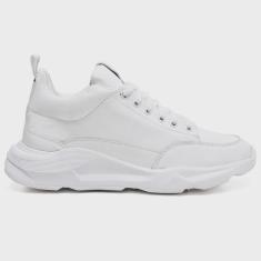 Imagem de Tênis Masculino Cano Médio Em Couro Confortável