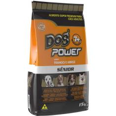 Imagem de Ração Dog Power Frango e Arroz para Cães Sênior 7+ - 15 Kg