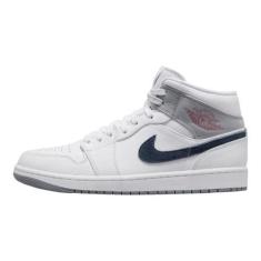 Imagem de Air Jordan 1 Mid Paris White/Grey/Navy