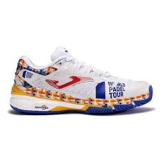 Imagem de Joma Tênis de padel feminino Slam Lady, World Padel Tour Clay – Confortável, leve para treinamento e competição, Branco royal, 35