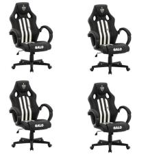 Imagem de Kit 4 Cadeiras Gamer Atlético Mineiro Cam 3316 Espresso Móveis Preto
