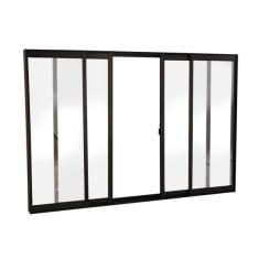 Imagem de Janela De Correr Em Alum nio 100 X 200 X 6 Cm 4 Folhas V. Bor