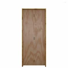 Imagem de Kit Porta Camarão de Madeira Mescla 72 X 2.10 Batente Ecológico 11 cm com Ferragens Lado Direito - Hale