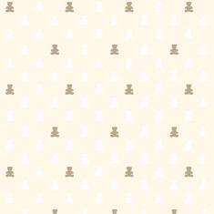 Imagem de Papel De Parede Adesivo Lavável Ursinhos Marshmallow
