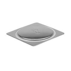 Imagem de Grelha Click Em Aço Inox Para Ralo 10x10 Pr4180 Linha Premium - Ducon Metais
