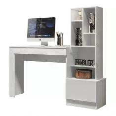 Imagem de Escrivaninha Office Com Nichos 3003030 Branco Mbl Branco