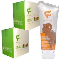 Imagem de Creme Esfoliante Fashion Sebo De Carneiro Bisnaga 200ml Kit 24 Unidade