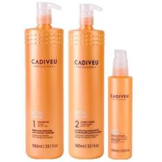 Imagem de Kit Cadiveu Nutri Glow sh 980ml + cd 980ml + Booster 200ml